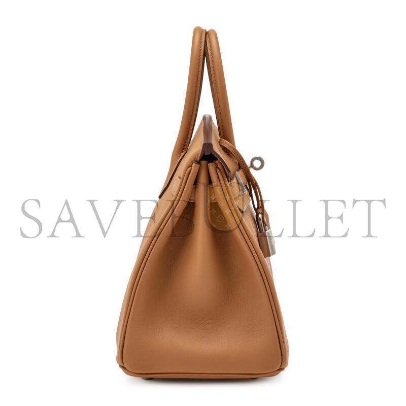H**me5 master birkin 25 biscuit swift palladium hardware (25*20*13cm)